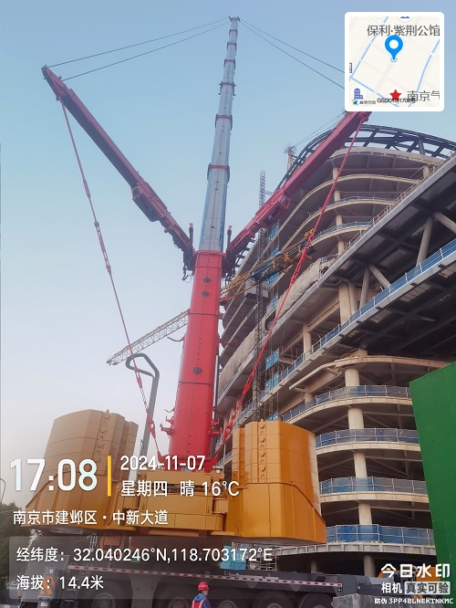 中新大道大件吊裝